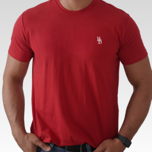 Camiseta Bordada BB Vermelha
