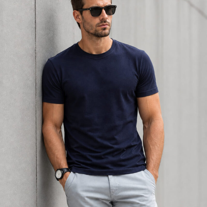 Camiseta Básica Azul